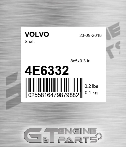 4E6332 VOLVO Shaft