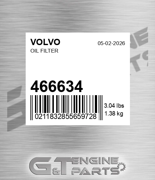 466634 Oil Filter