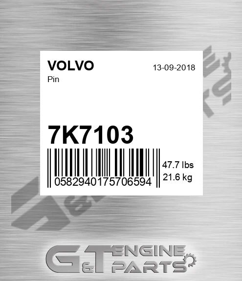 7K7103 Pin