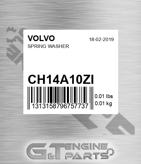 CH14A-10ZI Spring Washer