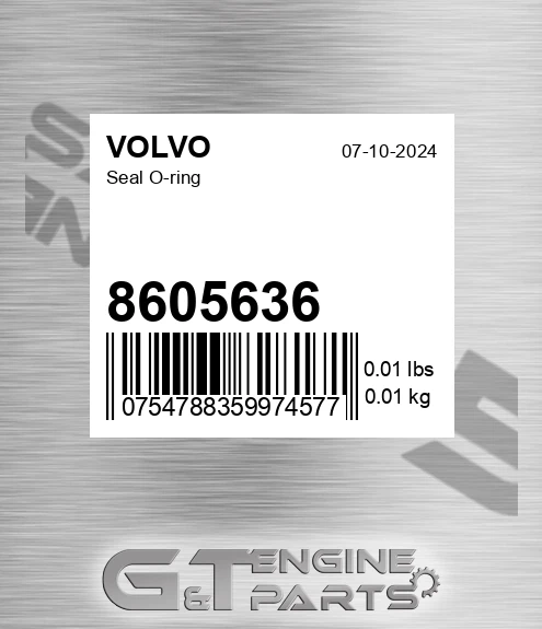 8605636 Seal O-ring