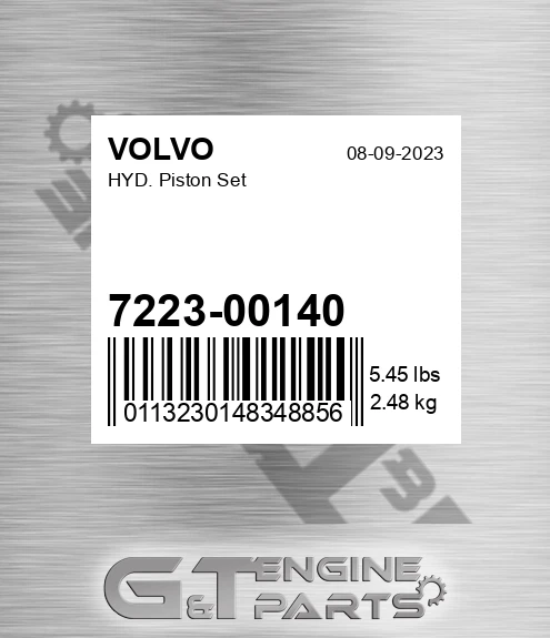 7223-00140 Hyd. Piston Set for VOLVO