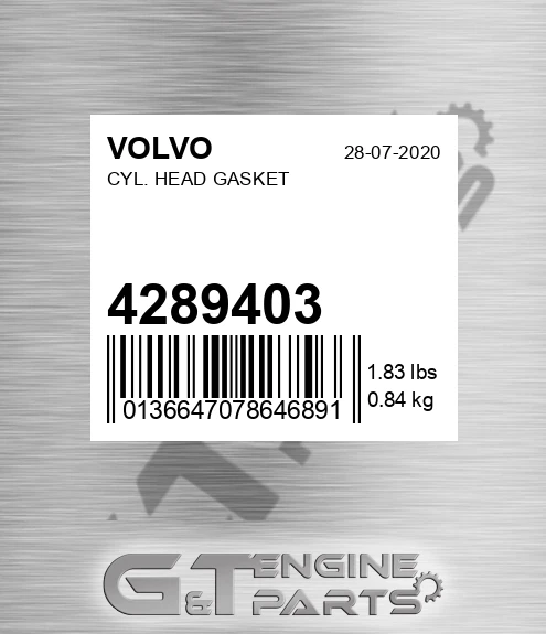 4289403 VOLVO Cyl. Head Gasket