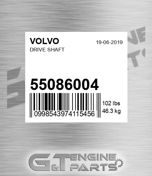 55086004 Drive Shaft