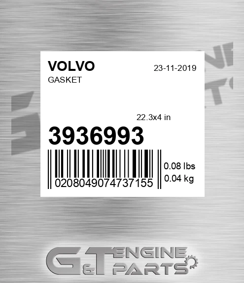 3936993 Gasket