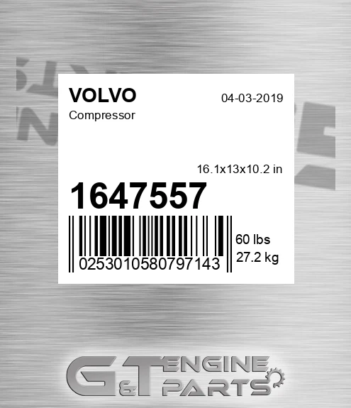 1647557 VOLVO Compressor