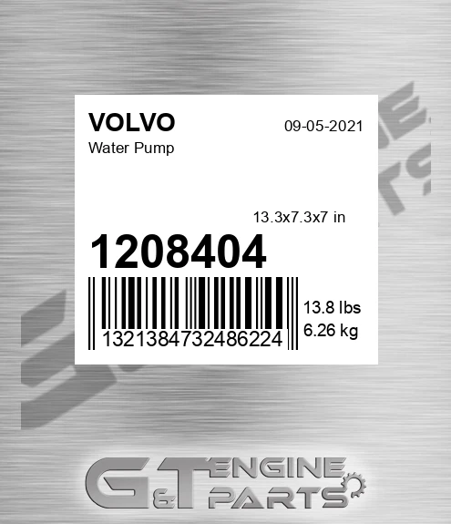 1208404 Water Pump for VOLVO