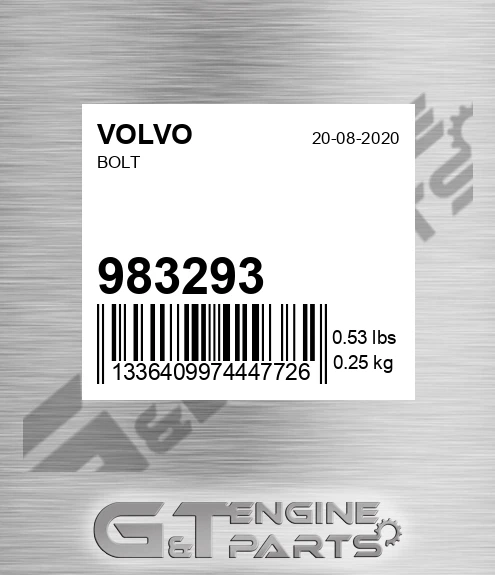 983293 VOLVO Bolt