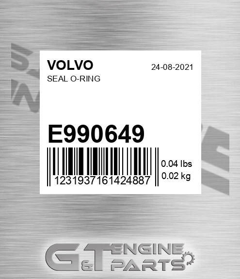 E990649 Seal O-ring