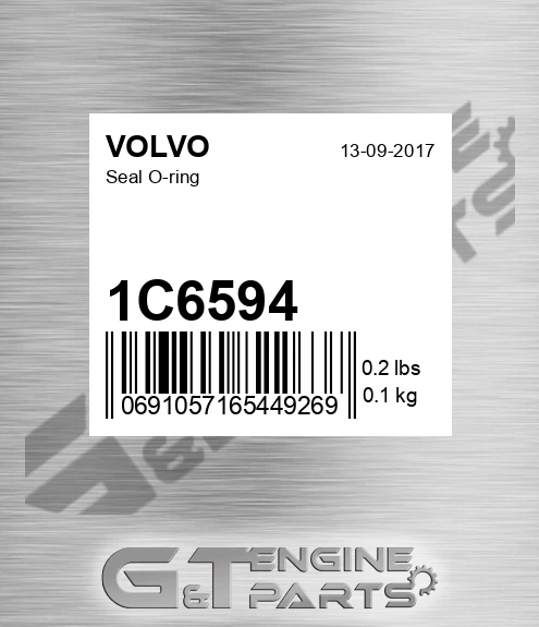 1C6594 Seal O-ring for VOLVO