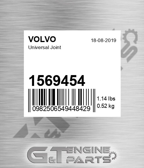 1569454 Universal Joint for VOLVO