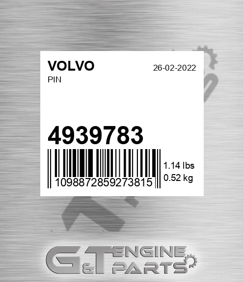 4939783 VOLVO Pin
