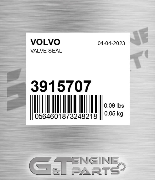 3915707 Valve Seal