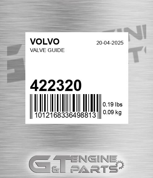422320 VOLVO Valve Guide