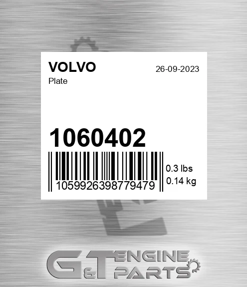 1060402 Plate