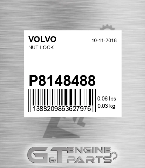 P8148488 Nut Lock for VOLVO