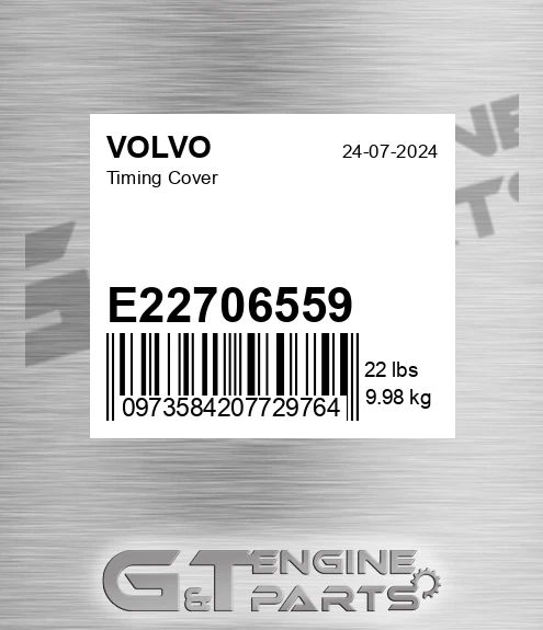 E22706559 Timing Cover