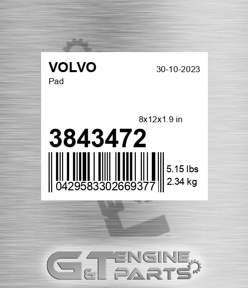 3843472 Pad