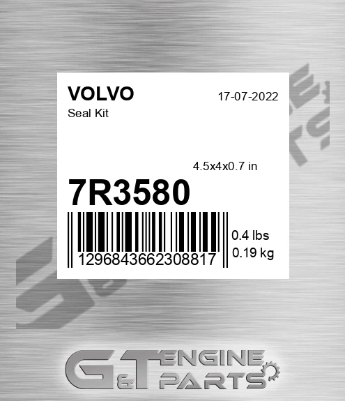 7R3580 Seal Kit