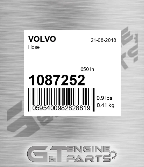 1087252 VOLVO Hose