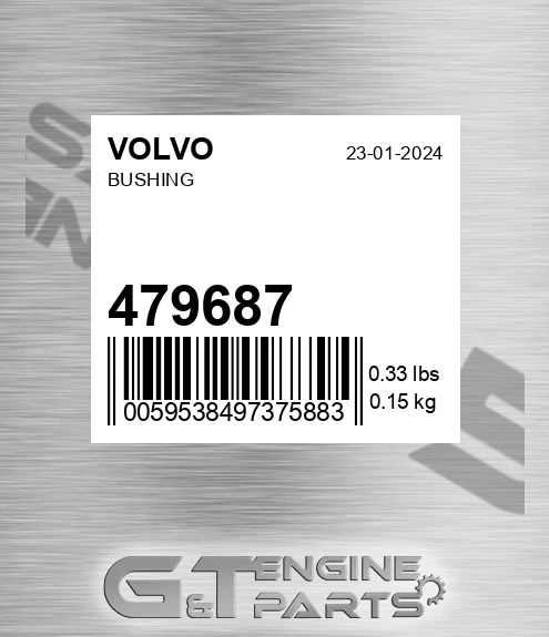 479687 Bushing for VOLVO