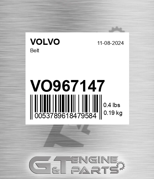 VO967147 Belt