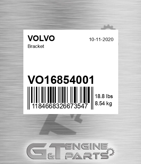 VO16854001 Bracket for VOLVO