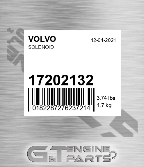 17202132 Solenoid for VOLVO