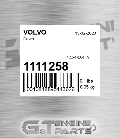 1111258 VOLVO Cover