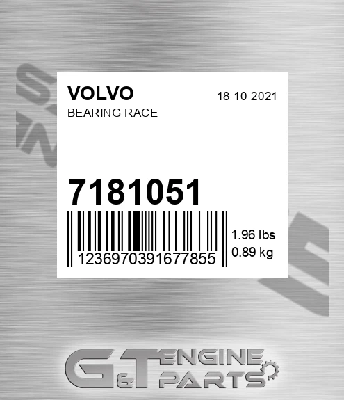 7181051 VOLVO Bearing Race
