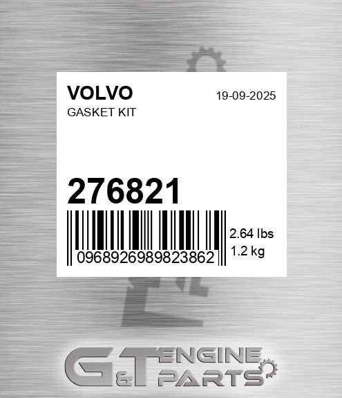 276821 VOLVO Gasket Kit