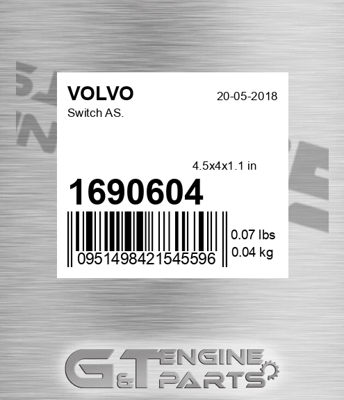 1690604 VOLVO Switch As.