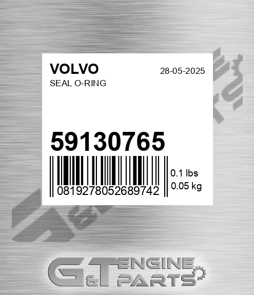 59130765 Seal O-ring