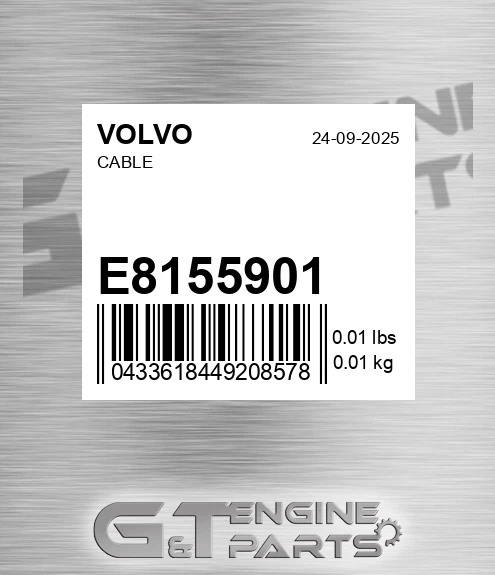 E8155901 Cable for VOLVO