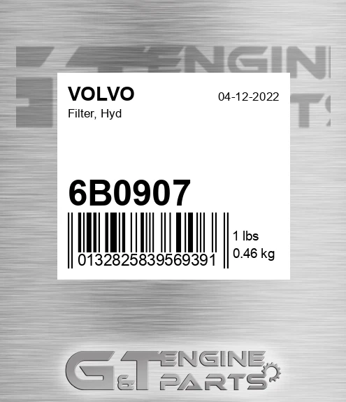 6B0907 Filter, Hyd