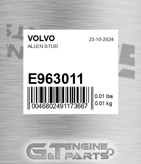 E963011 VOLVO Allen Stud