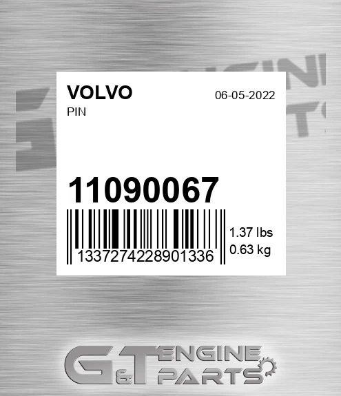 11090067 Pin for VOLVO