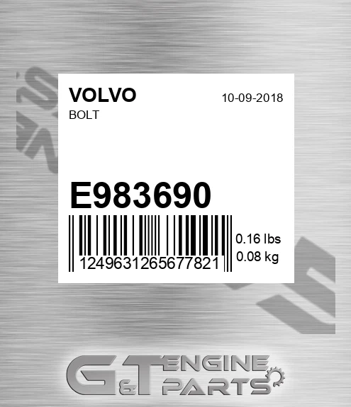 E983690 Bolt