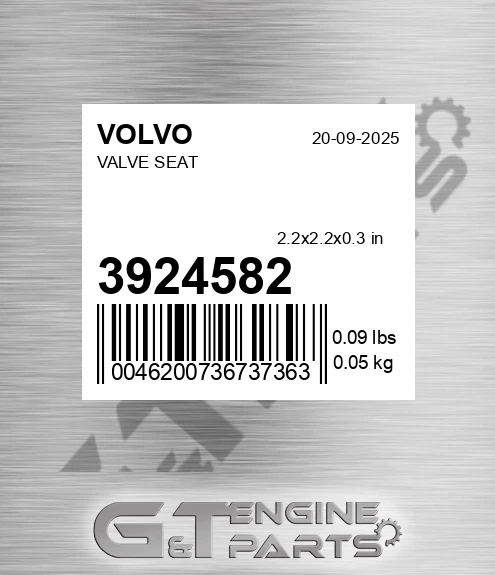 3924582 Valve Seat