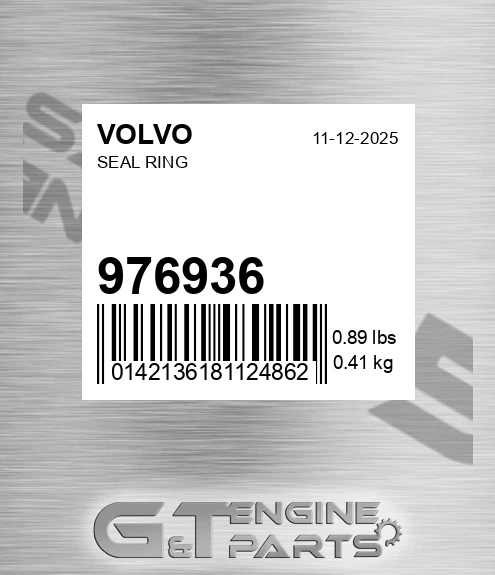 976936 Seal Ring for VOLVO