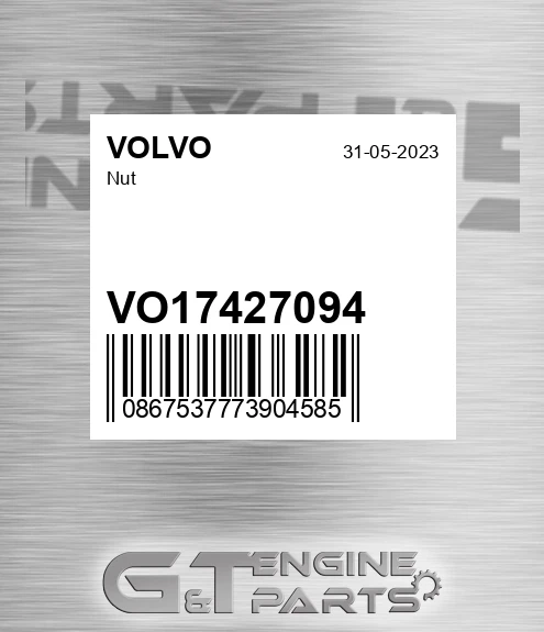 VO17427094 Nut for VOLVO