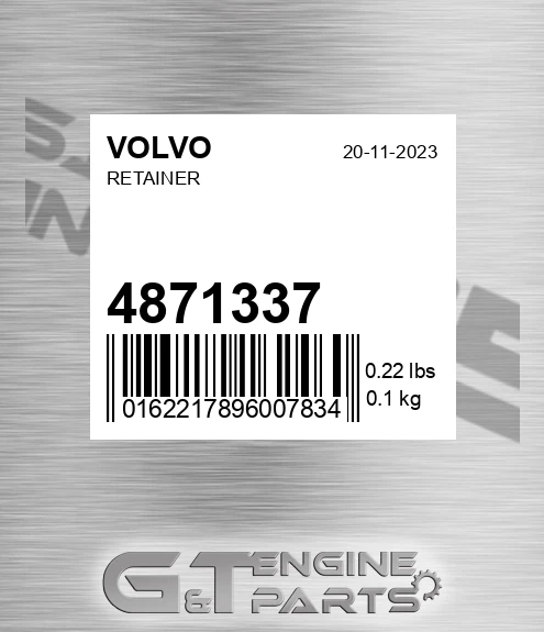 4871337 Retainer for VOLVO