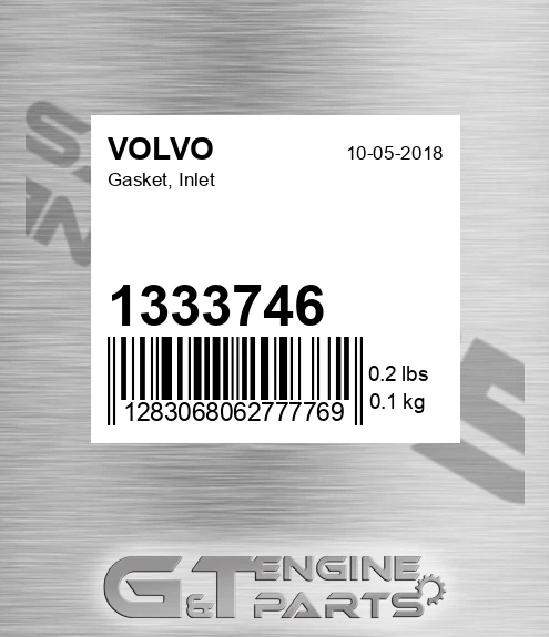 1333746 Gasket, Inlet