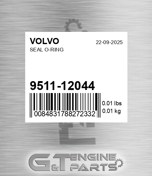 9511-12044 Seal O-ring for VOLVO