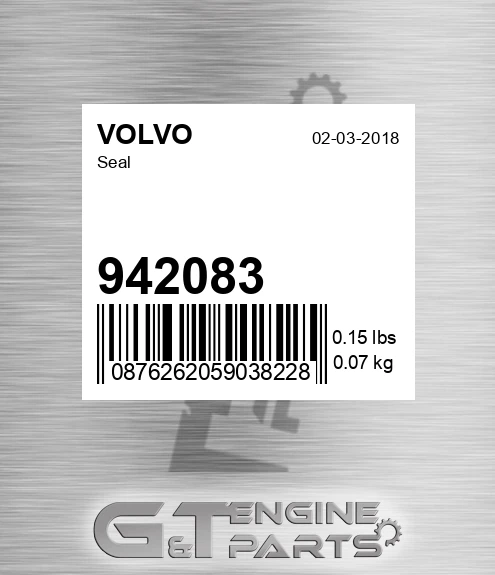 942083 Seal for VOLVO