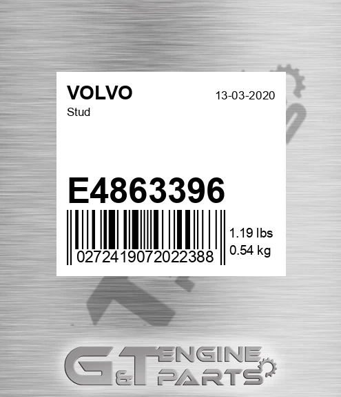 E4863396 Stud for VOLVO