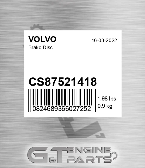 CS87521418 Brake Disc