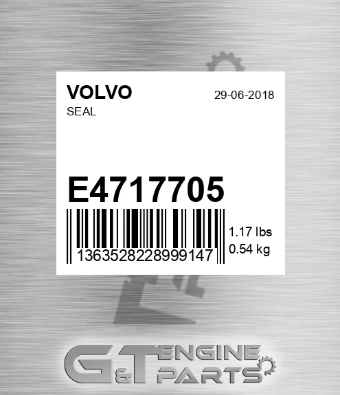 E4717705 VOLVO Seal