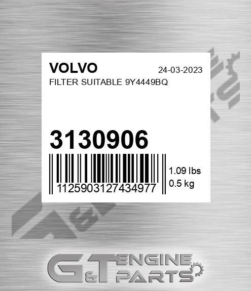 3130906 Filter Suitable 9y4449bq