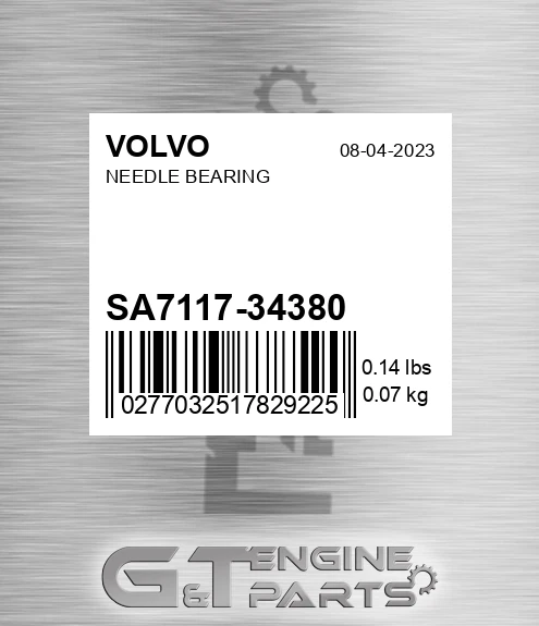 SA7117-34380 Needle Bearing